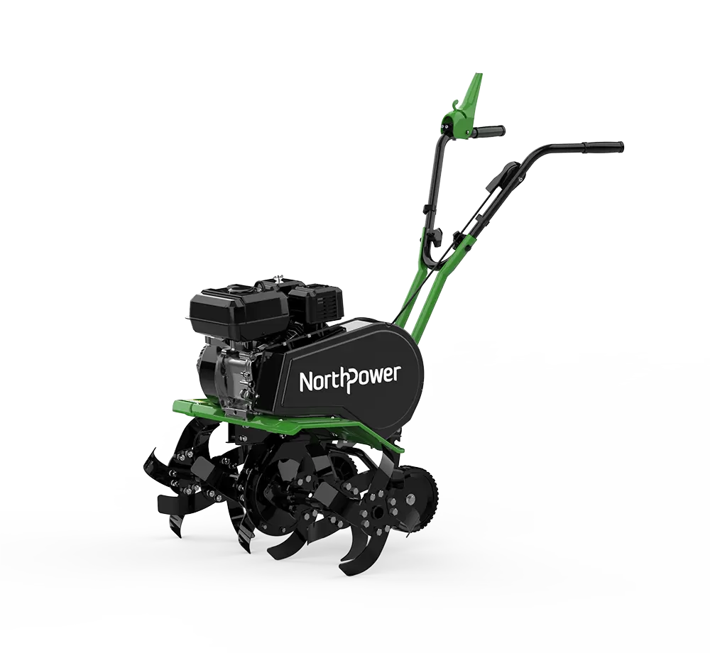 196cc 4-cycle engine Tiller with Front Tine